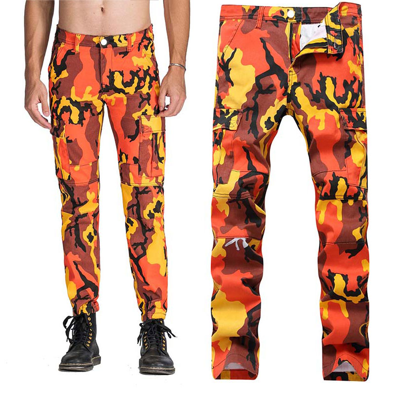 Men Pencil jeans Cargo Pants Camouflage Colorful Fashion Casual Pocket Denim pants high quality, T-936
Men Pencil jeans Cargo Pants Camouflage Colorful Fashion Casual Pocket Denim pants high quality, T-936