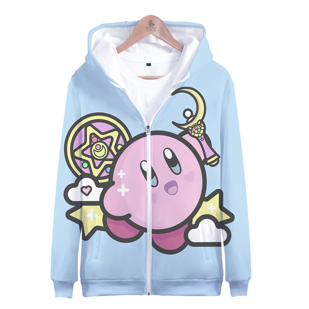 Hot Game Anime Kirby 3D Print Women/men Hoodies Sweatshirts Harajuku Streetwear Hip Hop Zipper Hooded Jacket Funny Clothes, Black
Hot Game Anime Kirby 3D Print Women/men Hoodies Sweatshirts Harajuku Streetwear Hip Hop Zipper Hooded Jacket Funny Clothes, Black