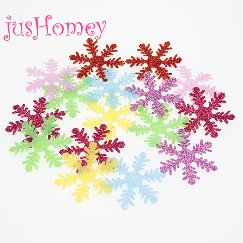 100pcs 38mm Mixed Colors Glitter Snowflake Appliques Cutouts Snowflake Confetti for Festival Party Decoration
100pcs 38mm Mixed Colors Glitter Snowflake Appliques Cutouts Snowflake Confetti for Festival Party Decoration