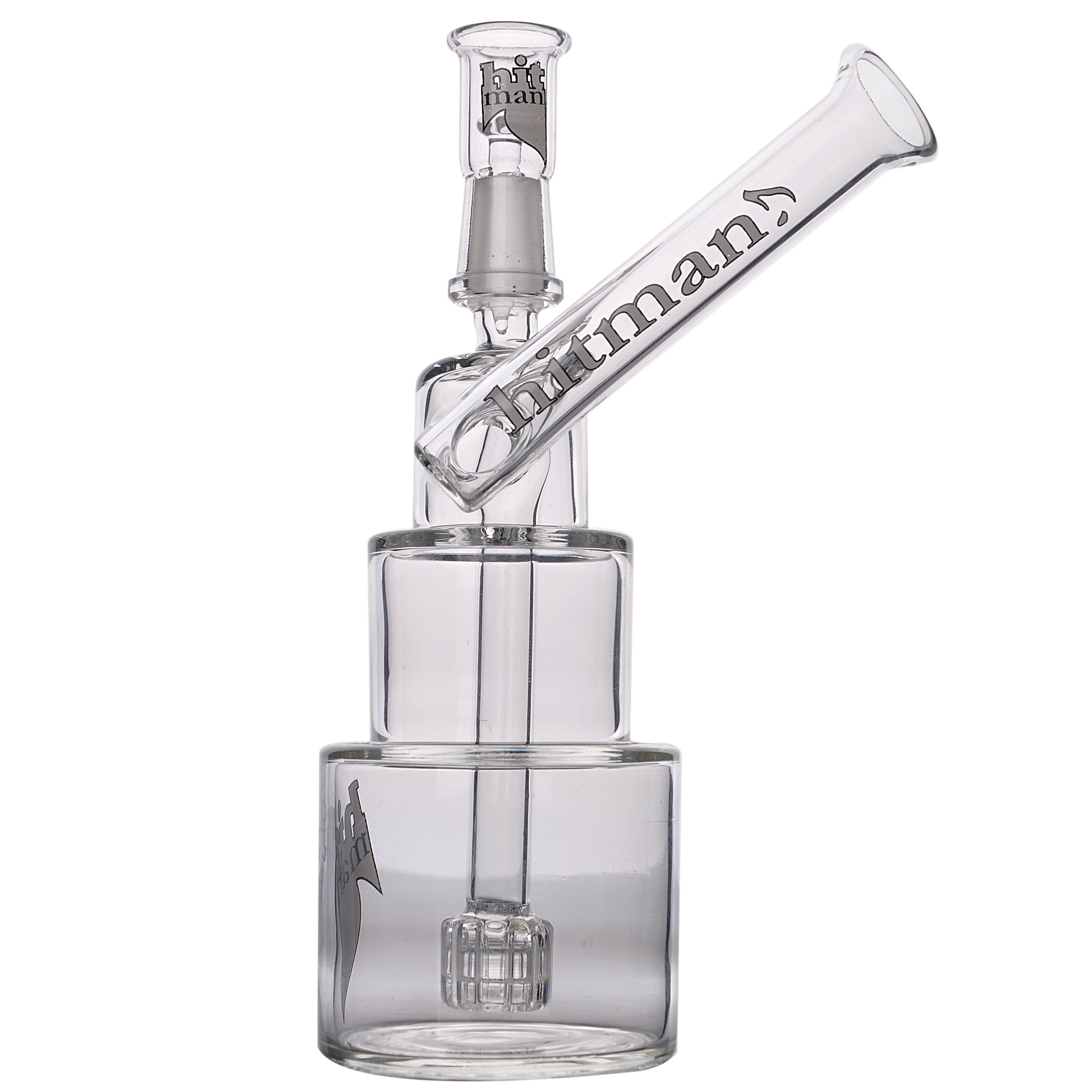 7.3 Inchs Hitman Mini Small Glass Water Bong Water Pipe Heady Glass Oil Rigs 14mm Joint Hookahs Heady Dab Rigs