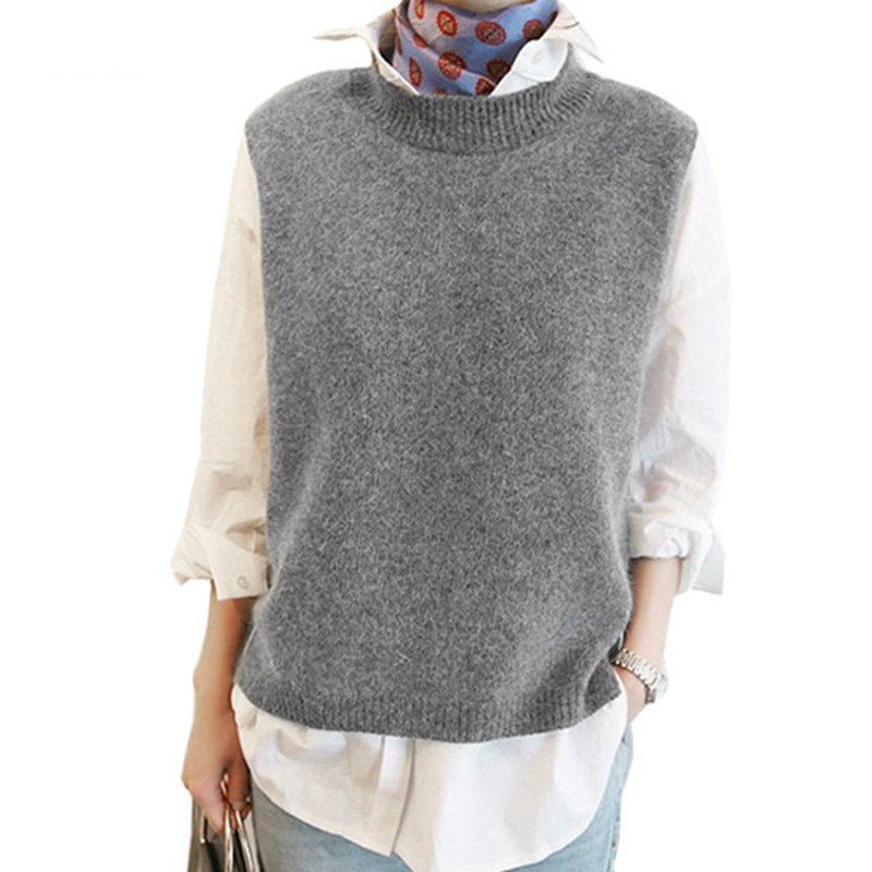 YOCALOR Vest 2020 Spring Women Vest Pretty Sleeveless O-Neck Hair Knitted Women Plus Size 2XL 3XL 4XL Veste Femme
YOCALOR Vest 2020 Spring Women Vest Pretty Sleeveless O-Neck Hair Knitted Women Plus Size 2XL 3XL 4XL Veste Femme