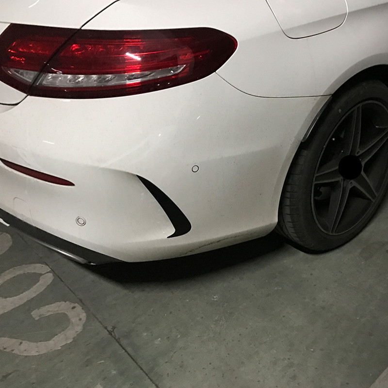 Car Styling Rear Bumper Spoiler Both Side Canard Decoration Cover Trim For Mercedes Benz C Coupe C205 2015-2019, Black
Car Styling Rear Bumper Spoiler Both Side Canard Decoration Cover Trim For Mercedes Benz C Coupe C205 2015-2019, Black