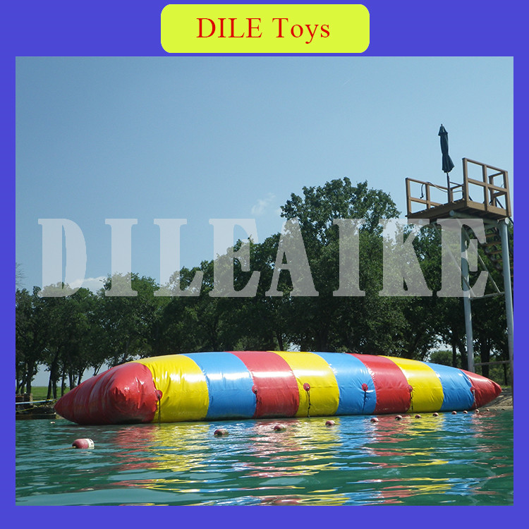 Factory price custom 8x3m inflatable water jumping pillow bag/water catapult blob/ inflatable jumping pillow for water game
Factory price custom 8x3m inflatable water jumping pillow bag/water catapult blob/ inflatable jumping pillow for water game