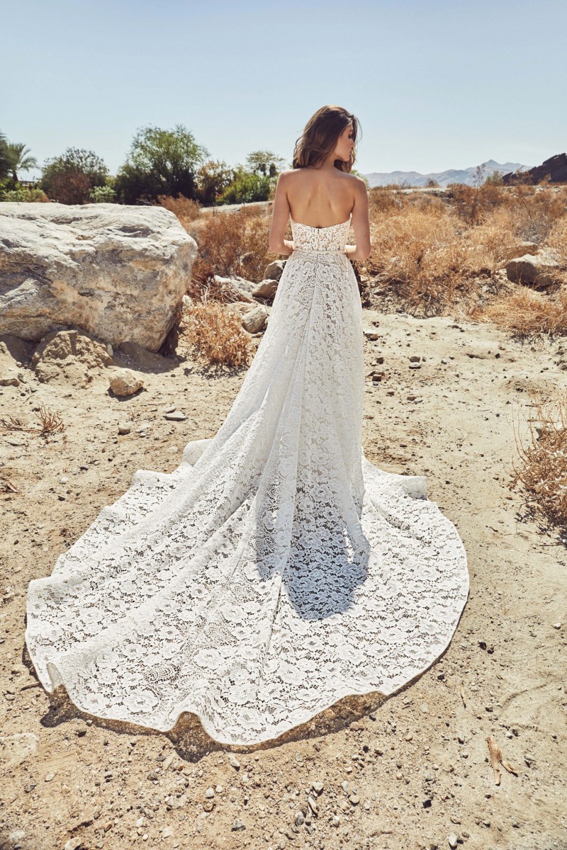 calla blanche full lace wedding dresses sweetheart backless bridal gowns for beach gardens country style sweep train wedding dress