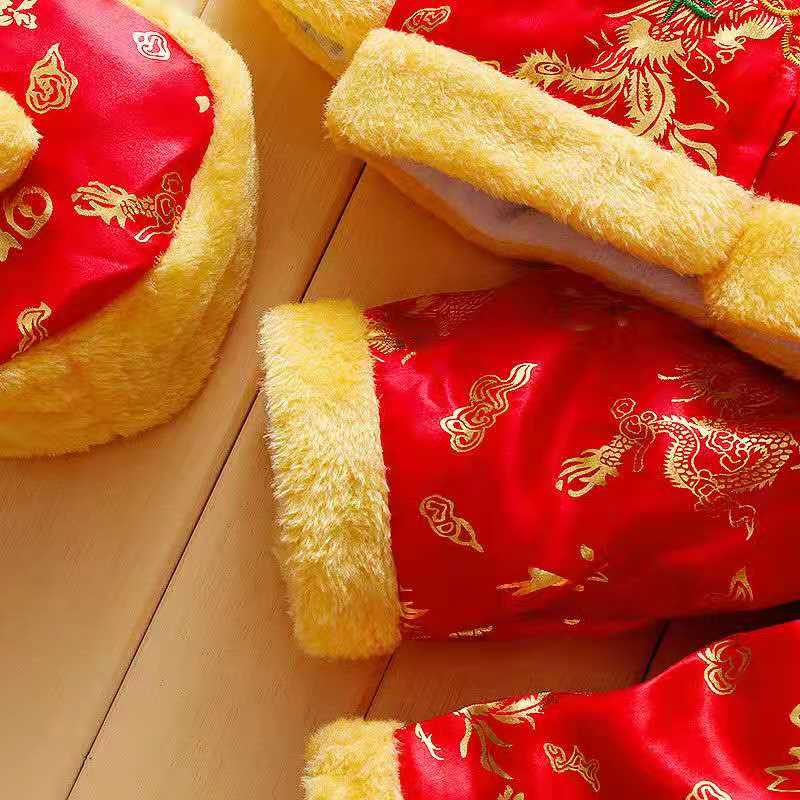 Baby Christmas Suit Chinese New Year Clothes Toddler Infant Boy Winter Chinese New Year Clothes Set