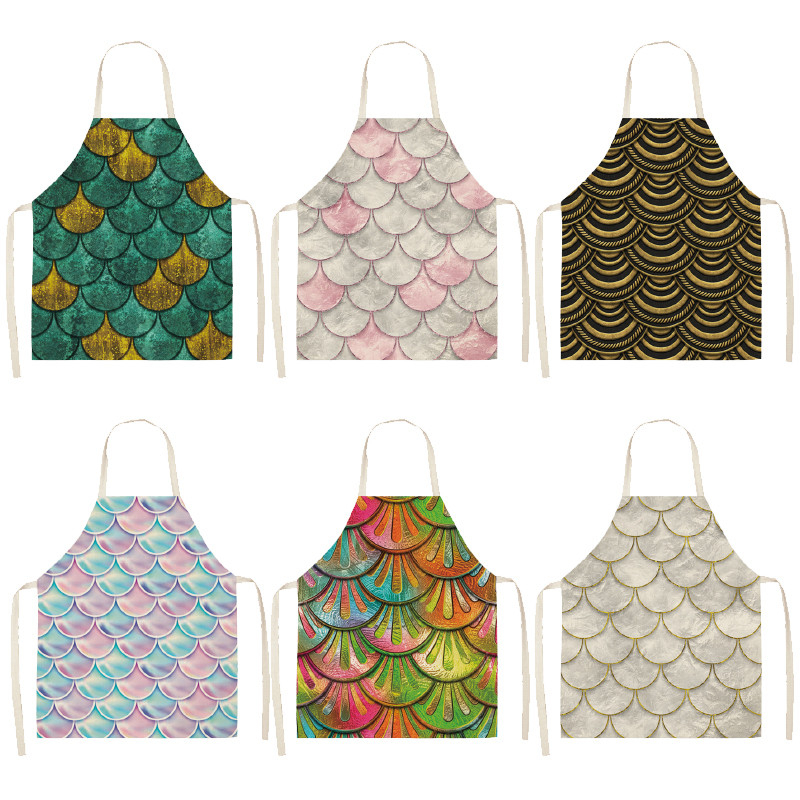 Colorful Printed Shell Cotton Linen Sleeveless Aprons Home Cooking Baking Waist Bib Kitchen Women Pinafore 53*65cm WQL0158
Colorful Printed Shell Cotton Linen Sleeveless Aprons Home Cooking Baking Waist Bib Kitchen Women Pinafore 53*65cm WQL0158