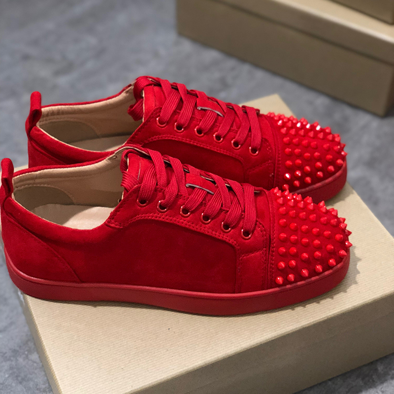 2019 luxuryDesigner Sneakers Red Bottom shoe Low Cut Suede spike Luxury Shoes For Men and Women Shoes Party Wedding crystal Leather Sneakers, Color 2
2019 luxuryDesigner Sneakers Red Bottom shoe Low Cut Suede spike Luxury Shoes For Men and Women Shoes Party Wedding crystal Leather Sneakers, Color 2