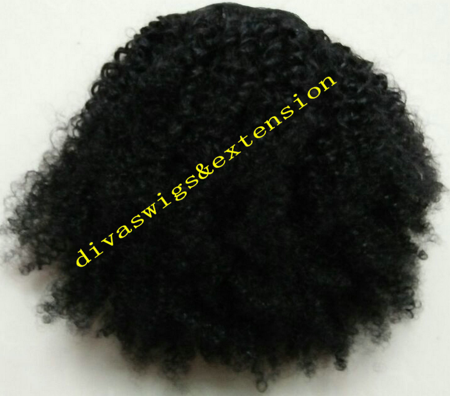Beautiful 4c afro kinky curly ponytail clip in afro ponytails puff 100 human ponytail extension natural color 100g -160g