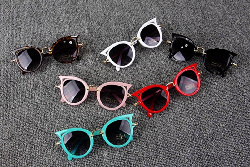 Sunglasses Cat Eye Sun Glasses UV Protection Girls Eyeglasses Children Beach Eyewear Summer Kids Accessories 6 Colors Wholesale DHW2973 Z260305
