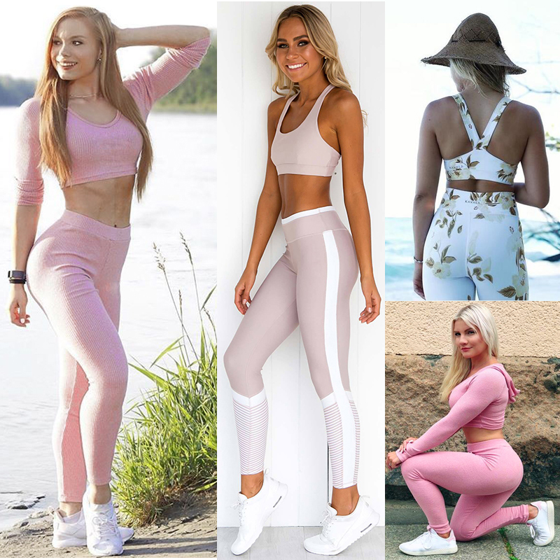 Yoga suit Running Shirt Yoga Set Gym Leggings Female Vest sportswear Fitness Tights Sport Suit Long Pant Women's Tracksuit, Suit 002 no bra
Yoga suit Running Shirt Yoga Set Gym Leggings Female Vest sportswear Fitness Tights Sport Suit Long Pant Women's Tracksuit, Suit 002 no bra