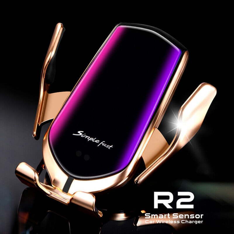 R2 10W Wireless Car Charger Infrared Auto Clamp Fast Charging Car Phone Holder Mount for iPhone Huawei Samsung Smart Sensor
R2 10W Wireless Car Charger Infrared Auto Clamp Fast Charging Car Phone Holder Mount for iPhone Huawei Samsung Smart Sensor