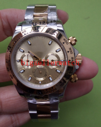 Latest style luxury Mens Watches Asia 2813 Movement Cosmograph 40mm 116503No Chronograph sapphire Gold Steel Mechanical Men Watch Wristwatch, Khaki 
Latest style luxury Mens Watches Asia 2813 Movement Cosmograph 40mm 116503No Chronograph sapphire Gold Steel Mechanical Men Watch Wristwatch, Khaki
