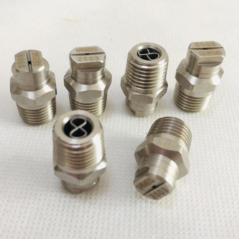 20pcs/Lot)1/4" MEG High pressure road sweeper spray nozzle,MEG Stainless steel flat fan spray nozzle
20pcs/Lot)1/4" MEG High pressure road sweeper spray nozzle,MEG Stainless steel flat fan spray nozzle