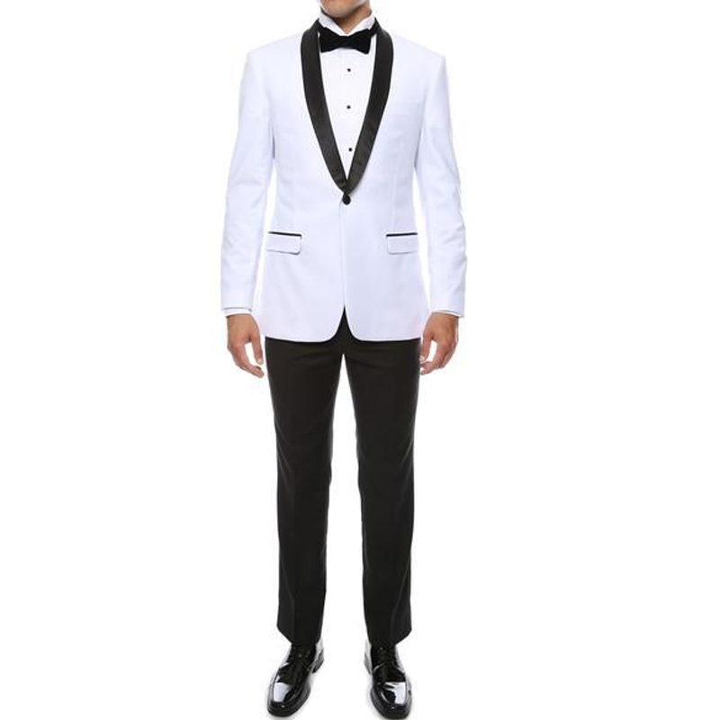 2 Piece Wedding Groom Tuxedos for Slim Fit Prom Mens Suits Shawl Lapel Custom Man Fashion White Jacket Black Pants Man Blazer, Black;gray
2 Piece Wedding Groom Tuxedos for Slim Fit Prom Mens Suits Shawl Lapel Custom Man Fashion White Jacket Black Pants Man Blazer, Black;gray