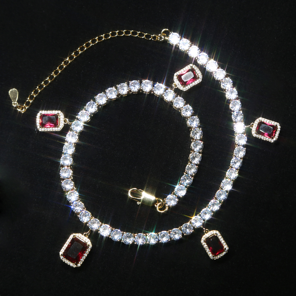 iced out bling hip hop women jewelry Heart arrow cz tennis chain with cz butterfly charm 32+10cm choker necklaces