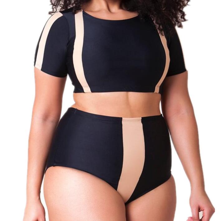 hot plus Big fashion Women's Bikini Sets sport bikini Split swimwear solid high waistband large bikini set waist board with one piece Sexy
hot plus Big fashion Women's Bikini Sets sport bikini Split swimwear solid high waistband large bikini set waist board with one piece Sexy
