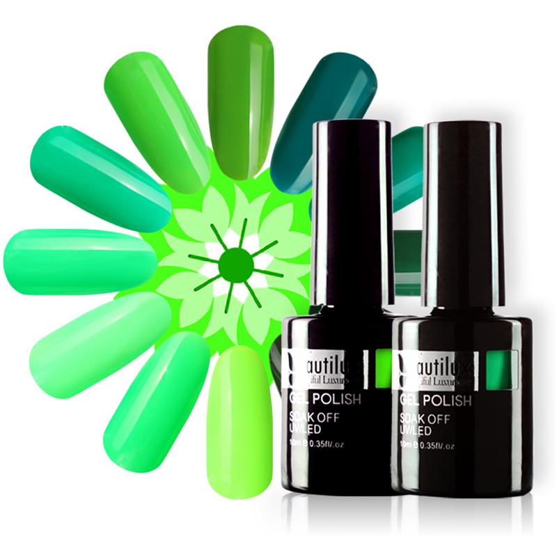 Beautilux Nail Gel Polish Green Color Collection Neon Color Nails Art Gels Varnish Soak Off UV LED Nail Lacquer Supply 10ml, Primer
Beautilux Nail Gel Polish Green Color Collection Neon Color Nails Art Gels Varnish Soak Off UV LED Nail Lacquer Supply 10ml, Primer