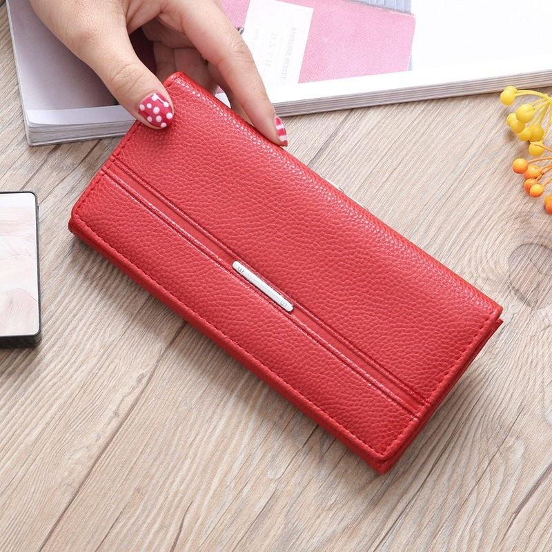 2020 New Korean Candy-colored Tri-fold Women's Wallet Wallet Long Women's Clutch, Brown
2020 New Korean Candy-colored Tri-fold Women's Wallet Wallet Long Women's Clutch, Brown