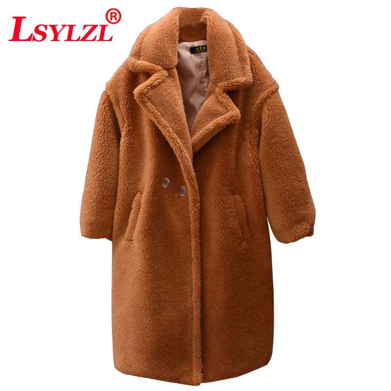 2018 Winter Thick Warm Solid Teddy Coats Women High Street Oversized Teddy Jacket And Coat Ladies Faux Fur Overcoat C382, Brown
2018 Winter Thick Warm Solid Teddy Coats Women High Street Oversized Teddy Jacket And Coat Ladies Faux Fur Overcoat C382, Brown