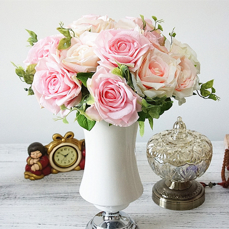 Large Artificial rose flower for Home table Wedding decor fall Decorations flores Floral fleur artificielle rosas artificiales, Random color
Large Artificial rose flower for Home table Wedding decor fall Decorations flores Floral fleur artificielle rosas artificiales, Random color