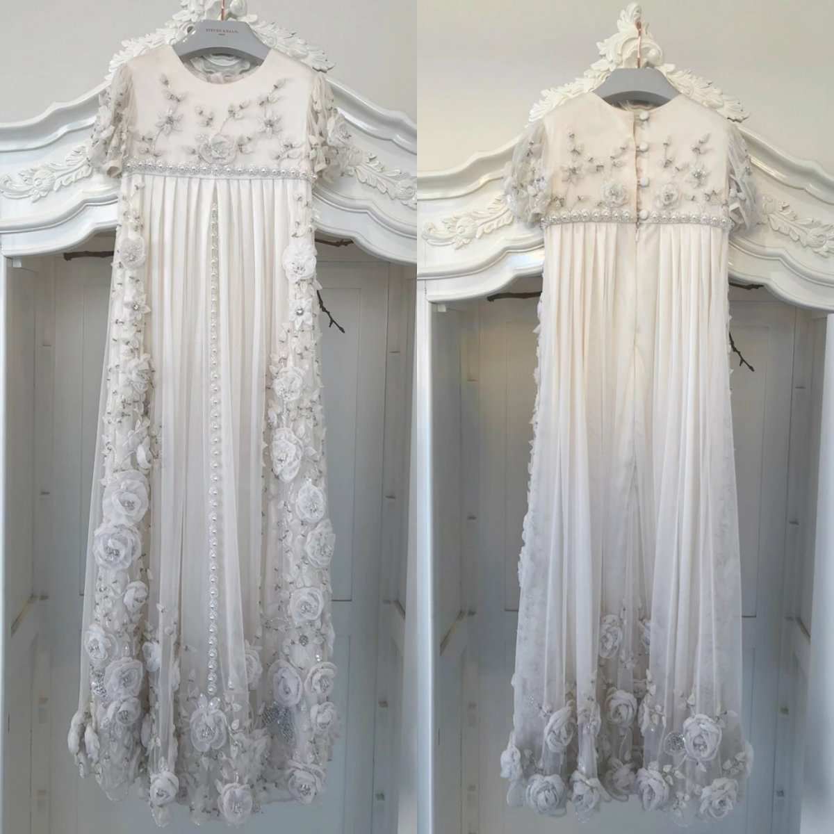 Beads 2020 Christening Baptism Gowns For Baby Girls Floral Appliqued A Line Christening Gown Set With Bonnet First Communication Dress, Lavender \lilac
Beads 2020 Christening Baptism Gowns For Baby Girls Floral Appliqued A Line Christening Gown Set With Bonnet First Communication Dress, Lavender \lilac