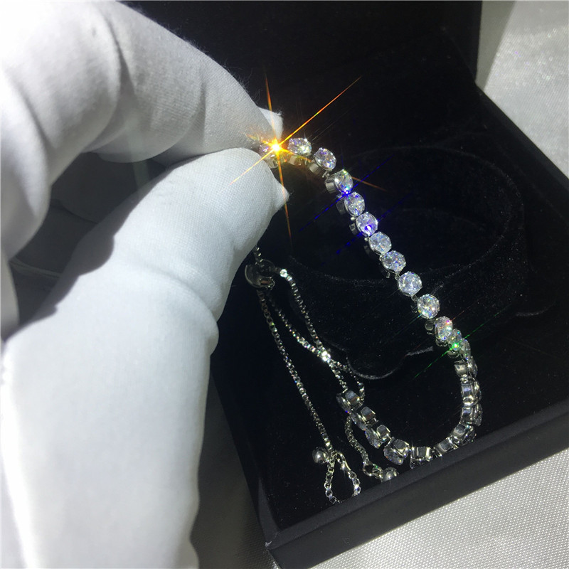 choucong Handmade White Gold Filled extend bracelets 5A Zircon cz Silver Colors Wedding bracelet for women Fashion Jewerly
choucong Handmade White Gold Filled extend bracelets 5A Zircon cz Silver Colors Wedding bracelet for women Fashion Jewerly