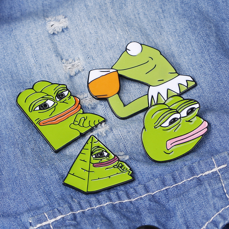 4pcs/set Super Bargain Enamel Pin Sets Cartoon Funny Frog Expression Girl Creativity Brooches Pin Badges Lapel pins, Gray
4pcs/set Super Bargain Enamel Pin Sets Cartoon Funny Frog Expression Girl Creativity Brooches Pin Badges Lapel pins, Gray