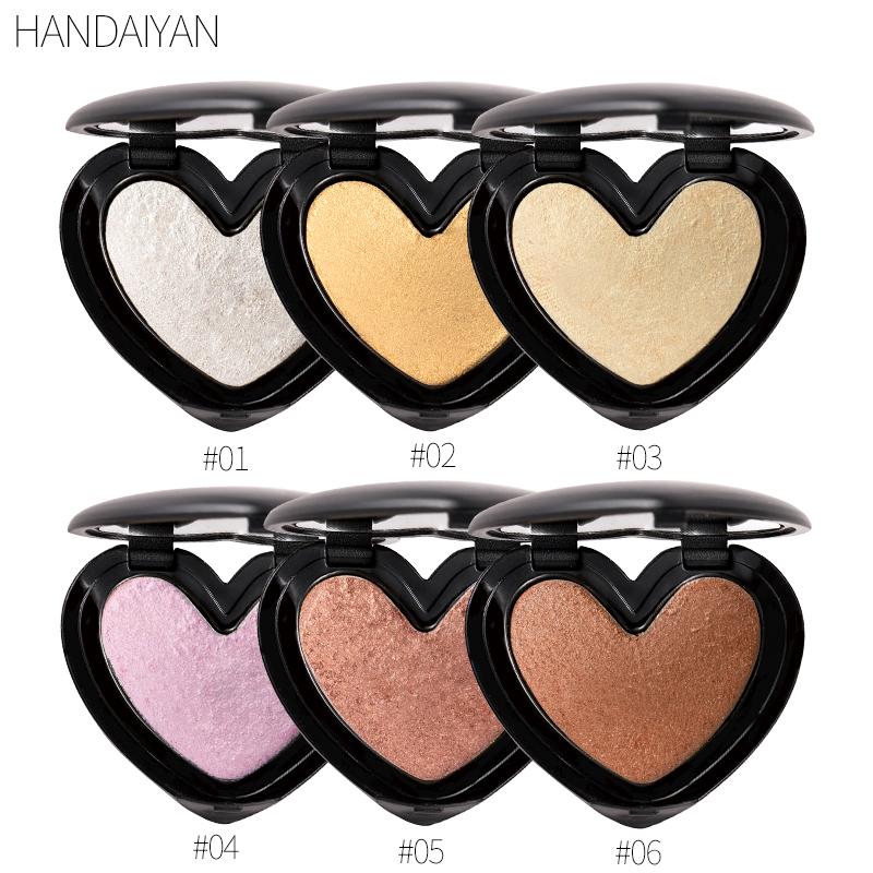 HANDAIYAN Bronzer Power Love Highlighter Powder 6 Color Shimmer Brighten Illuminated Mineralize Skinfinish Face Powder Makeup, Mixed color
HANDAIYAN Bronzer Power Love Highlighter Powder 6 Color Shimmer Brighten Illuminated Mineralize Skinfinish Face Powder Makeup, Mixed color