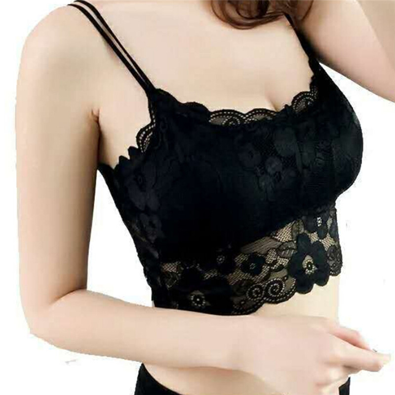 Women Push Up Wireless Lace Bra Top Women Bralette Underwear Lingerie Full Cup, Black
Women Push Up Wireless Lace Bra Top Women Bralette Underwear Lingerie Full Cup, Black