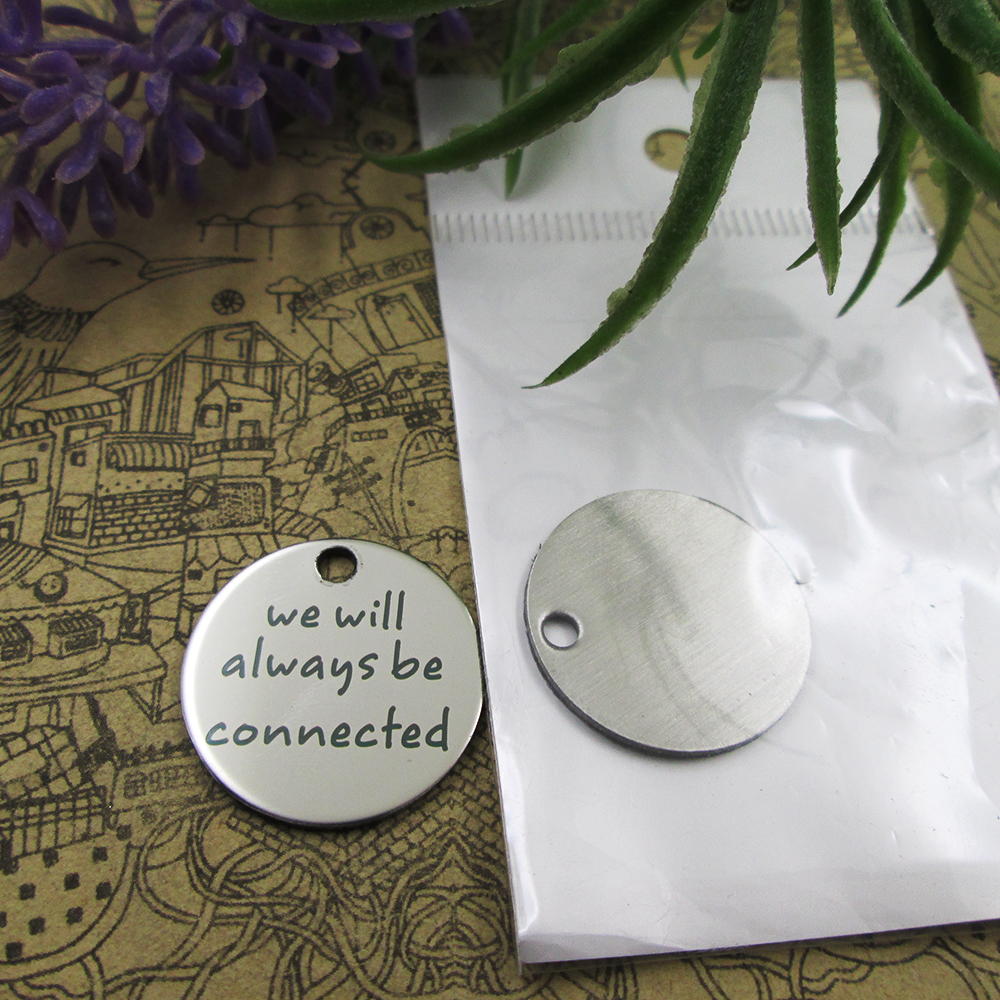 40pcs--"we will always be connected"stainless steel charms more style for choosing DIY Charms pendants for necklace
40pcs--"we will always be connected"stainless steel charms more style for choosing DIY Charms pendants for necklace