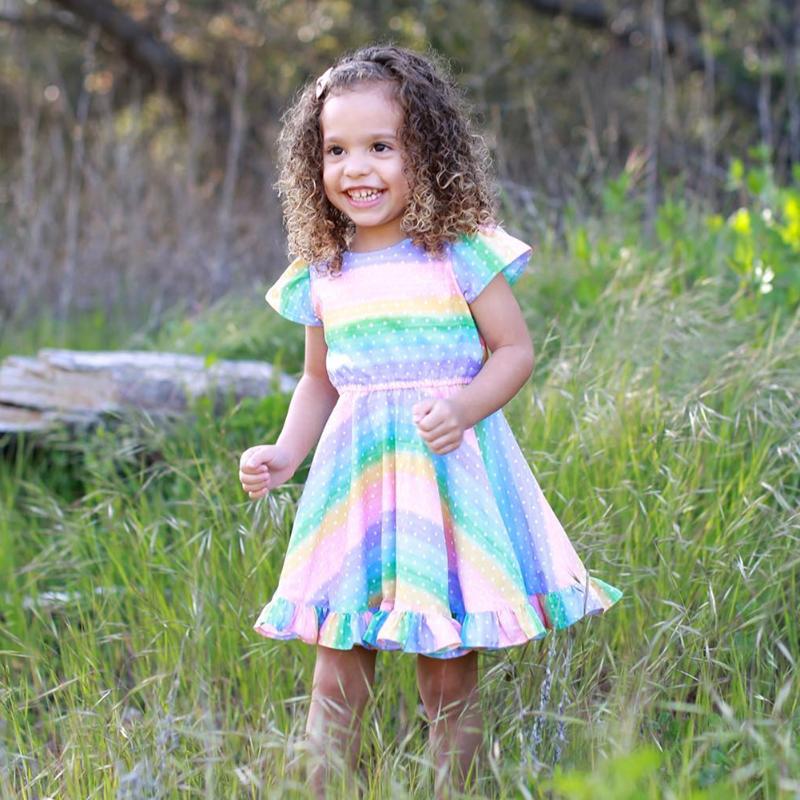 Comfortable Summer Holiday Cute Girls Dresses Cotton Home Style Lovely Leisure Princess Polka Dots O-Neck Clothes, Multi
Comfortable Summer Holiday Cute Girls Dresses Cotton Home Style Lovely Leisure Princess Polka Dots O-Neck Clothes, Multi
