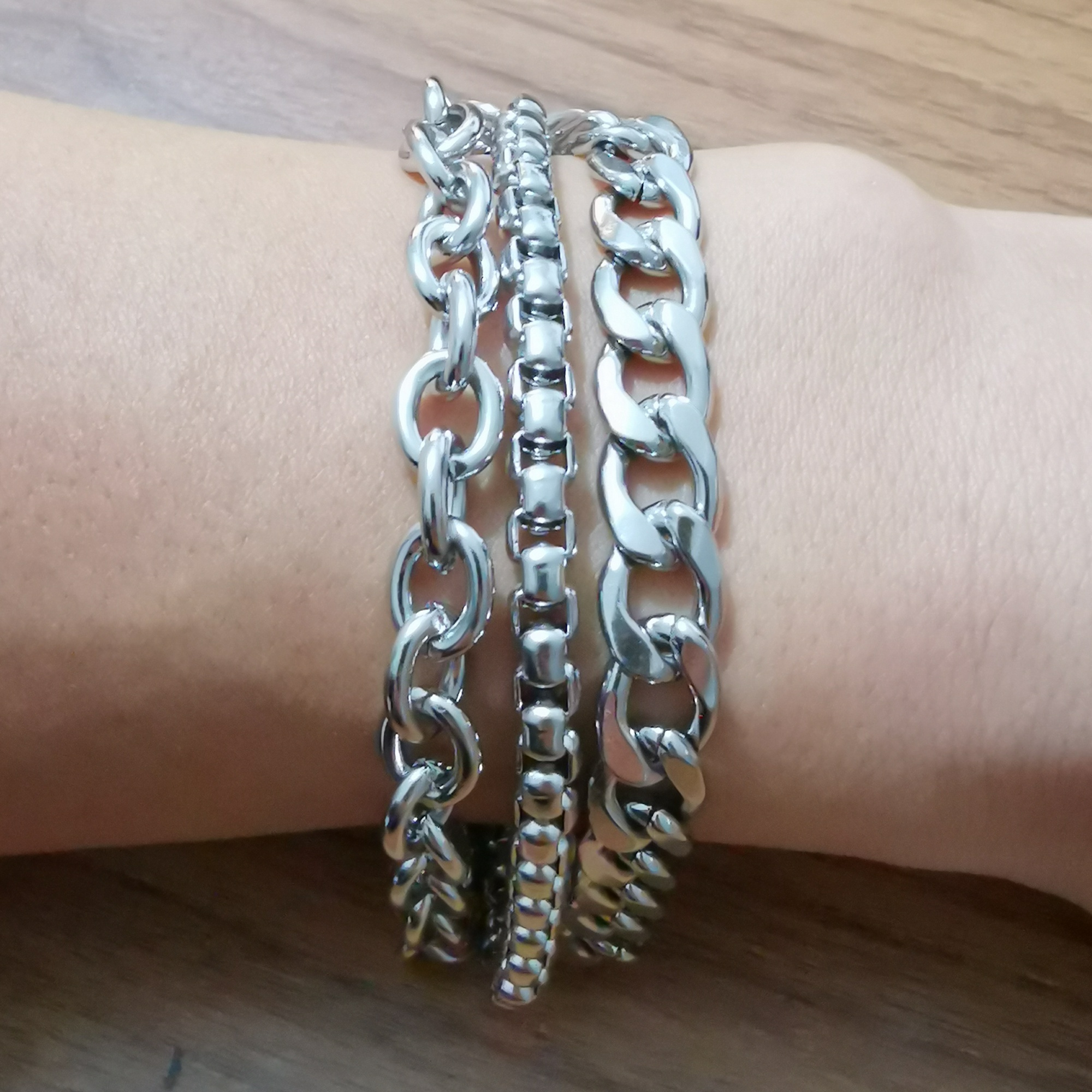 NEW box chain Figaro chain oval chain Compound style Stainless steel Bracelet,Metal charm,Men's,Women's,Unisex 7inch--10inch
NEW box chain Figaro chain oval chain Compound style Stainless steel Bracelet,Metal charm,Men's,Women's,Unisex 7inch--10inch