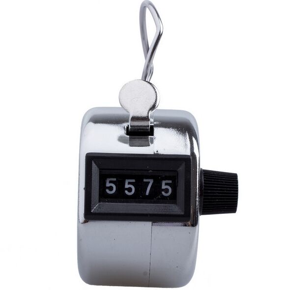 Digits Stainless Counters Professional 4 Digit Hand Held Tally Counter Manual Palm Clicker Number Counting Golf SN1123
Digits Stainless Counters Professional 4 Digit Hand Held Tally Counter Manual Palm Clicker Number Counting Golf SN1123