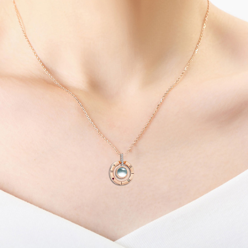 Rose Gold 100 Languages I Love You Projection Pendant Necklace For Women Jewelry Love Memory Wedding Necklace Valentine's Day
Rose Gold 100 Languages I Love You Projection Pendant Necklace For Women Jewelry Love Memory Wedding Necklace Valentine's Day