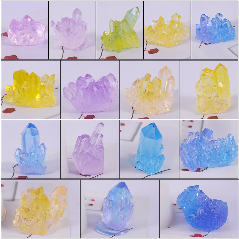 Crystal Cluster Silicone Molds Gems Stone Quartz Geode Resin Molds Casting Epoxy Resin Jewelry Pendant Craft Home Decor