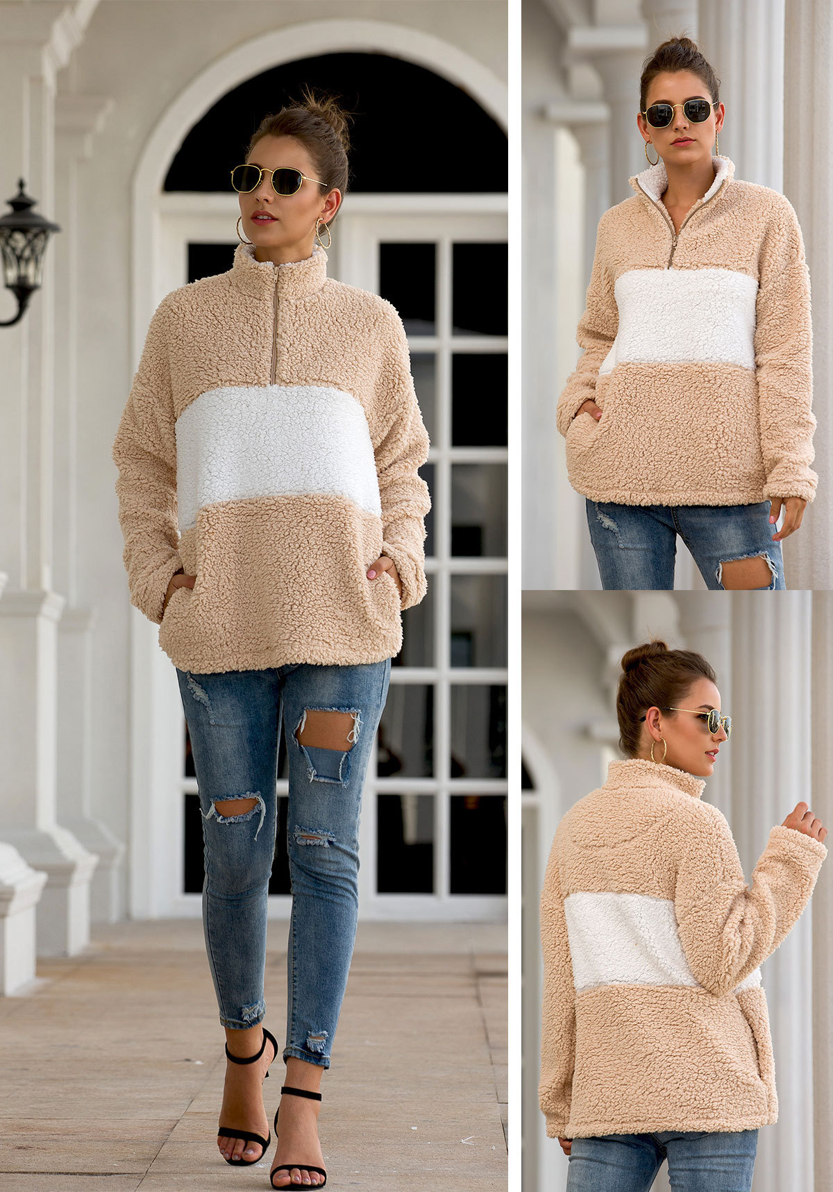 hot sale Zipper Up Stand Collar Sweaters Women Pullovers Autumn Winter Warm Plush Loose Cotton Soft Long Sleeve Female Coat hoodie, 2#
hot sale Zipper Up Stand Collar Sweaters Women Pullovers Autumn Winter Warm Plush Loose Cotton Soft Long Sleeve Female Coat hoodie, 2#