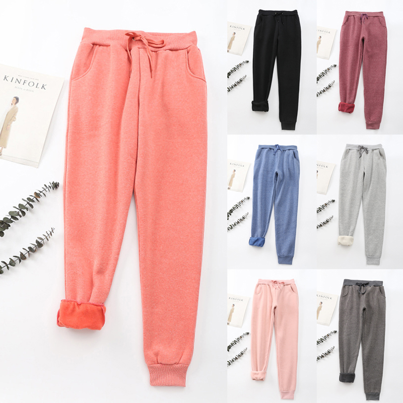 HEFLASHOR 2020 Sports Pants Women Streetwear Casual Plus Velvet Warm Soft Sweatpants Solid Drawstring Elastic Waist Joggers Flat, Orange
HEFLASHOR 2020 Sports Pants Women Streetwear Casual Plus Velvet Warm Soft Sweatpants Solid Drawstring Elastic Waist Joggers Flat, Orange
