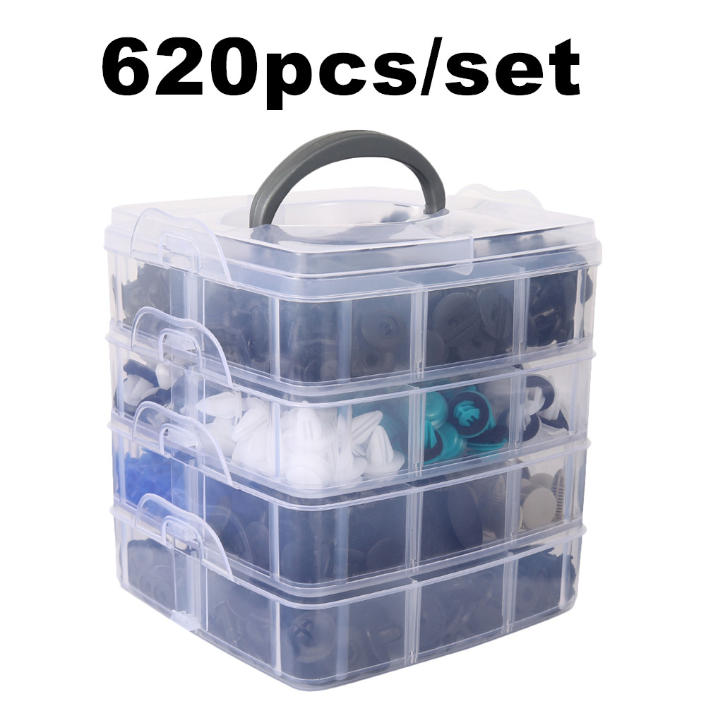 Universal ABS 620 Pcs Fastener Clips Mixed Car Fasteners Door Trim Panel Auto Bumper Rivet Retainer Push Engine Cover Fender
Universal ABS 620 Pcs Fastener Clips Mixed Car Fasteners Door Trim Panel Auto Bumper Rivet Retainer Push Engine Cover Fender