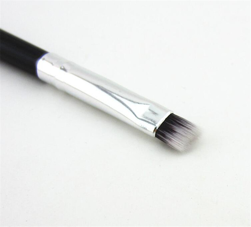 New Health 2in1 Bevel Eyebrow Brush Makeup Double-headed Inclined Eyebrow Brush Eyelashes Curler Volume Tool pincel maquiagem professional KD1