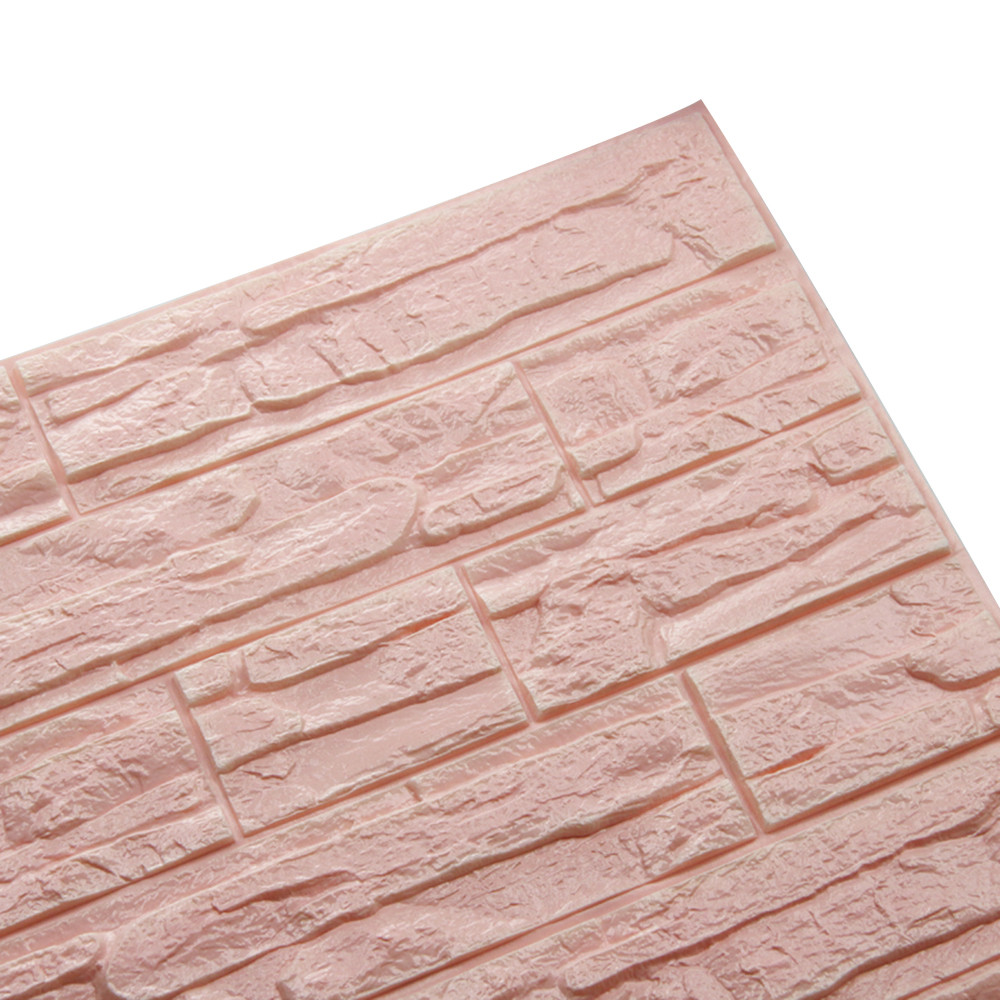 KAKUDER 3D Brick Wallpaper PE Foam Wallpaper Self-Adhesive Panels Room Decal Stone Decoration Embossed 60*30cm dropshipping 323Z