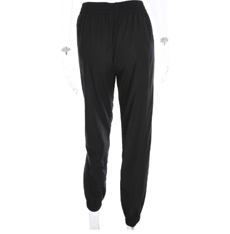 High Waist Patchwork Black Pencil Streetwear Cargo Pants Loose Jogger Trousers Women Sweatpants B3