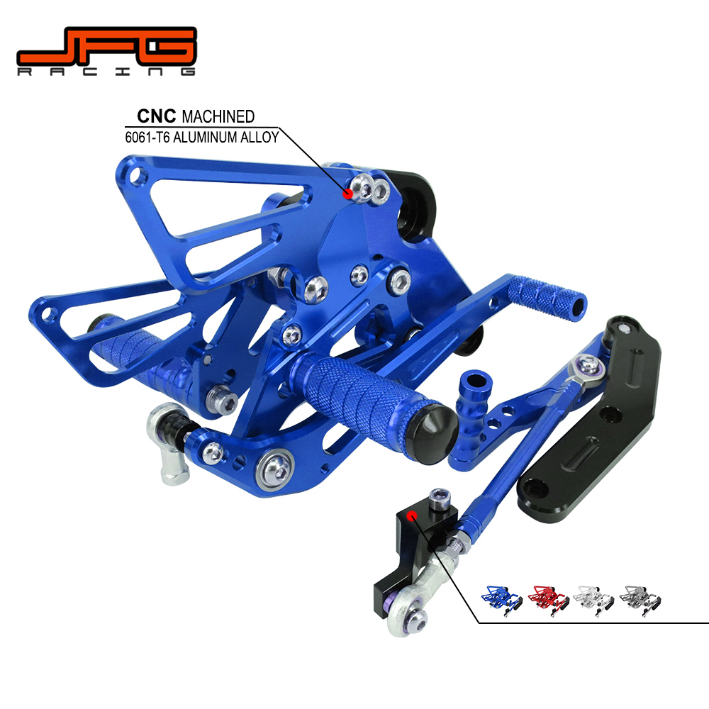 Motorcycle CNC Adjustable Foot Pegs Pedals Rest Rearset Footpegs For MT09 FZ09 MT-09 FZ-09 2013-2017 XSR900 16-17 FJ09
Motorcycle CNC Adjustable Foot Pegs Pedals Rest Rearset Footpegs For MT09 FZ09 MT-09 FZ-09 2013-2017 XSR900 16-17 FJ09