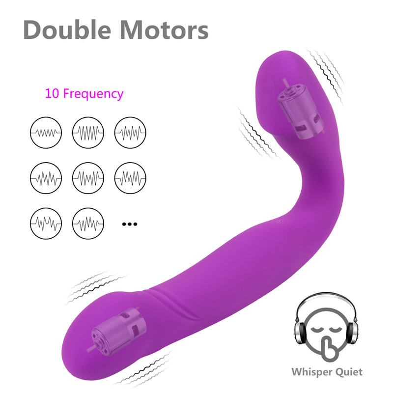 Strapless Strapon Dildo Vibrators for Women Intimate Sex Products Strap On Double Ended Dildos Adult Sex Toys for Woman Y191214