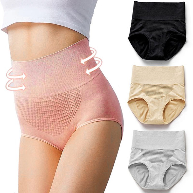 Women Sexy Breathable Comfortable Hip Abdomen Tummy Control High Waist Solid Color Briefs Underwear, Gray
Women Sexy Breathable Comfortable Hip Abdomen Tummy Control High Waist Solid Color Briefs Underwear, Gray