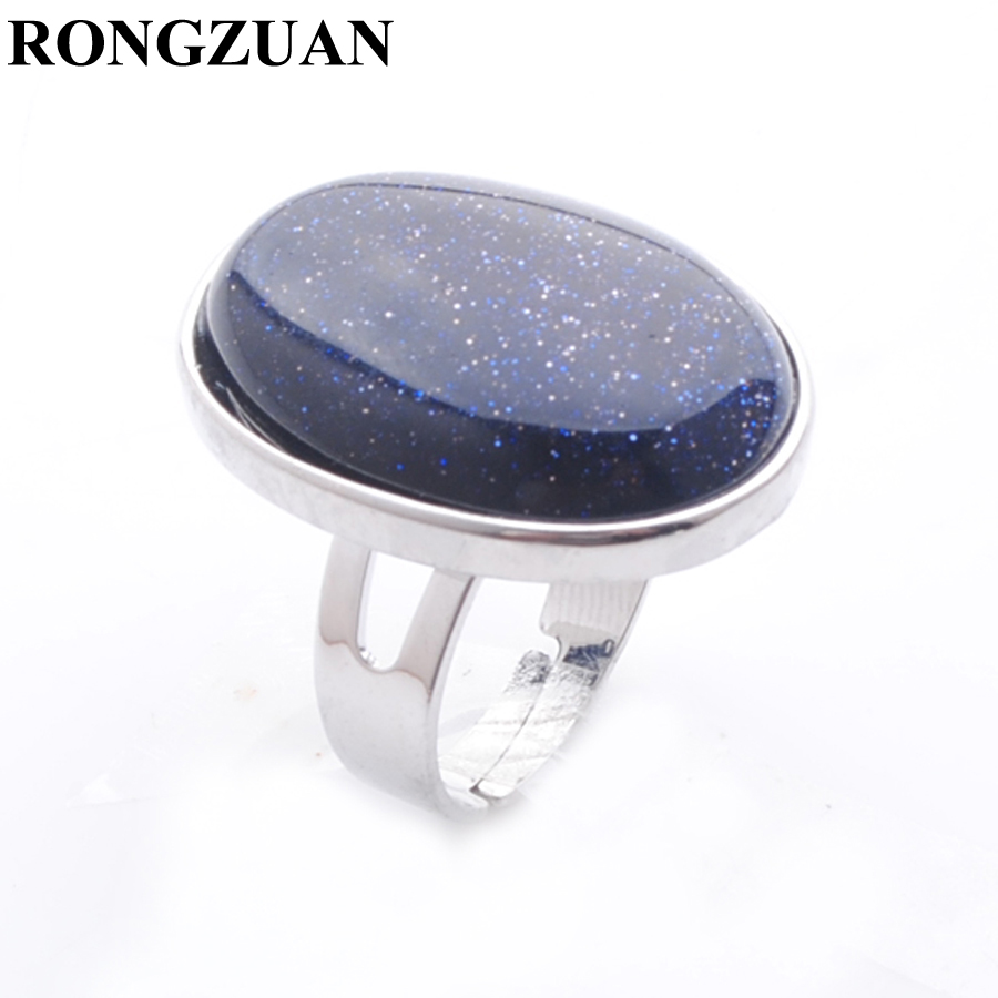 Blue Sand Natural Stone Oval Cabochon Bead Adjustable Finger Ring for Men Women Party Rings Fashion Jewelry Silver Color DX3081
Blue Sand Natural Stone Oval Cabochon Bead Adjustable Finger Ring for Men Women Party Rings Fashion Jewelry Silver Color DX3081