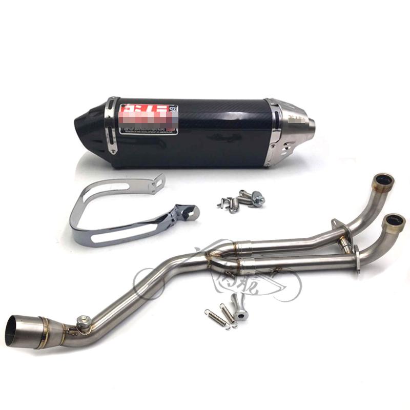 FOR T-max Tmax 500 530 2008-2016 tmax530 tmax500 Full Exhaust System slip on with carbon fiber exhaust muffler
FOR T-max Tmax 500 530 2008-2016 tmax530 tmax500 Full Exhaust System slip on with carbon fiber exhaust muffler