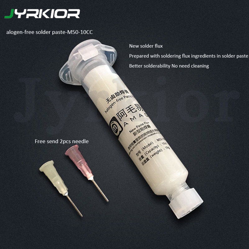 Amaoe Halogen Free Lead-Free Rosin Soldering Paste Flux Solder Ball Solder Paste For Motherboard Soldering Repair
Amaoe Halogen Free Lead-Free Rosin Soldering Paste Flux Solder Ball Solder Paste For Motherboard Soldering Repair