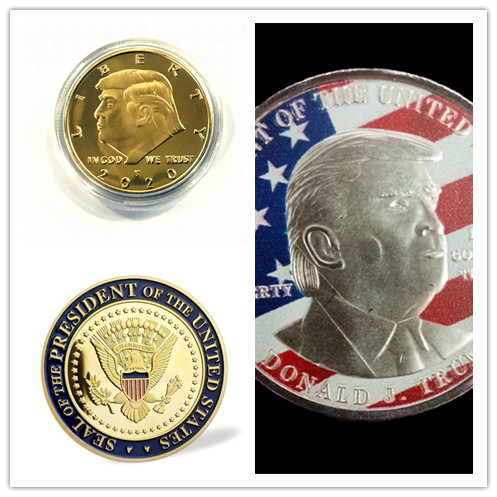 Hot 2020 Trump Gold Silver Coin USA President Make America Great Again commemorative coins America General Election Craft Souvenir Toy E3409
Hot 2020 Trump Gold Silver Coin USA President Make America Great Again commemorative coins America General Election Craft Souvenir Toy E3409