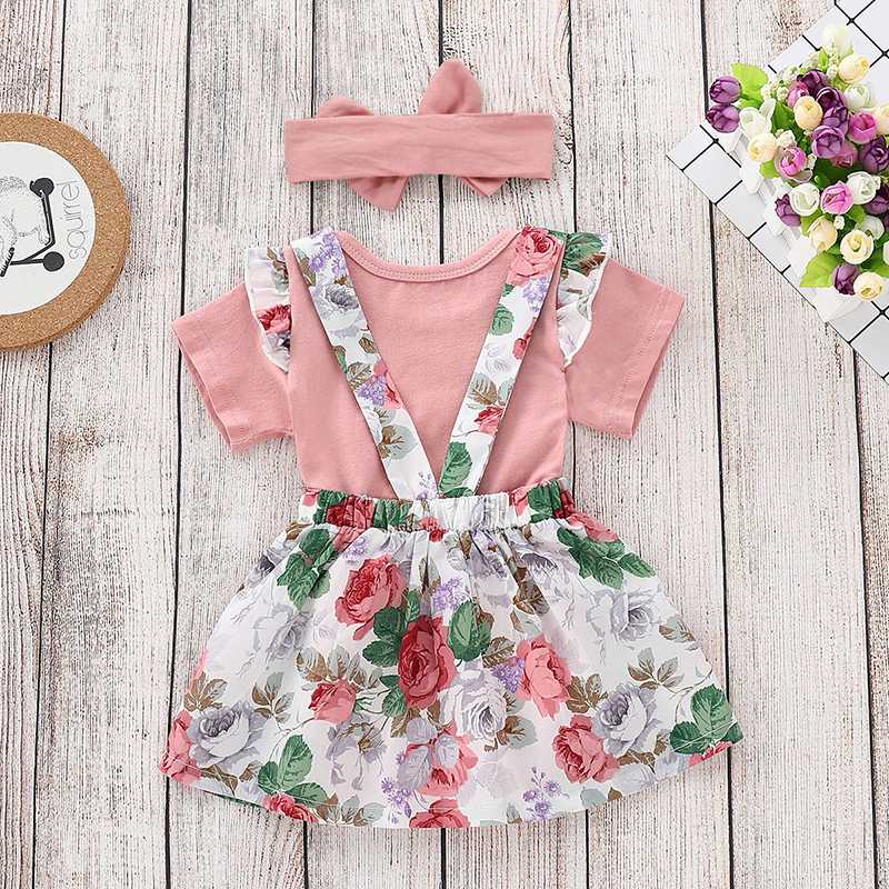 Toddler Kids Baby Girl Infant Clothes Romper Tops Flower Print Dress Headband Outfits 3Pcs Set New Baby Girl Outfit, Ah1062pink
Toddler Kids Baby Girl Infant Clothes Romper Tops Flower Print Dress Headband Outfits 3Pcs Set New Baby Girl Outfit, Ah1062pink