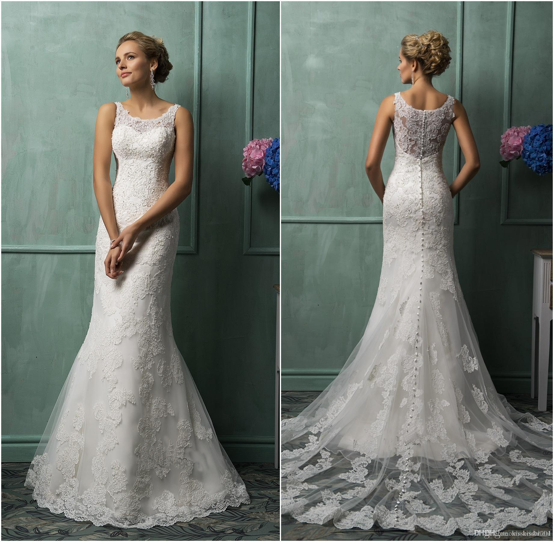 Amelia Sposa Full Lace Wedding Dresses Real Image Vintage Lace Mermaid Bridal Gowns Long Court Train Church Paolo Sebastian, Gray
Amelia Sposa Full Lace Wedding Dresses Real Image Vintage Lace Mermaid Bridal Gowns Long Court Train Church Paolo Sebastian, Gray